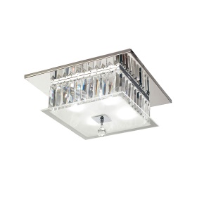 Tosca Crystal Ceiling Lights Diyas Ringed & Square Crystal Fittings Tosca Crystal Ceiling Lights Diyas Ringed & Square Crystal Fittings